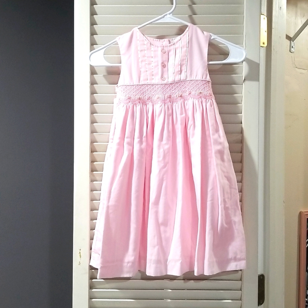 Rare Editions pink dress for girls size 4T great condition